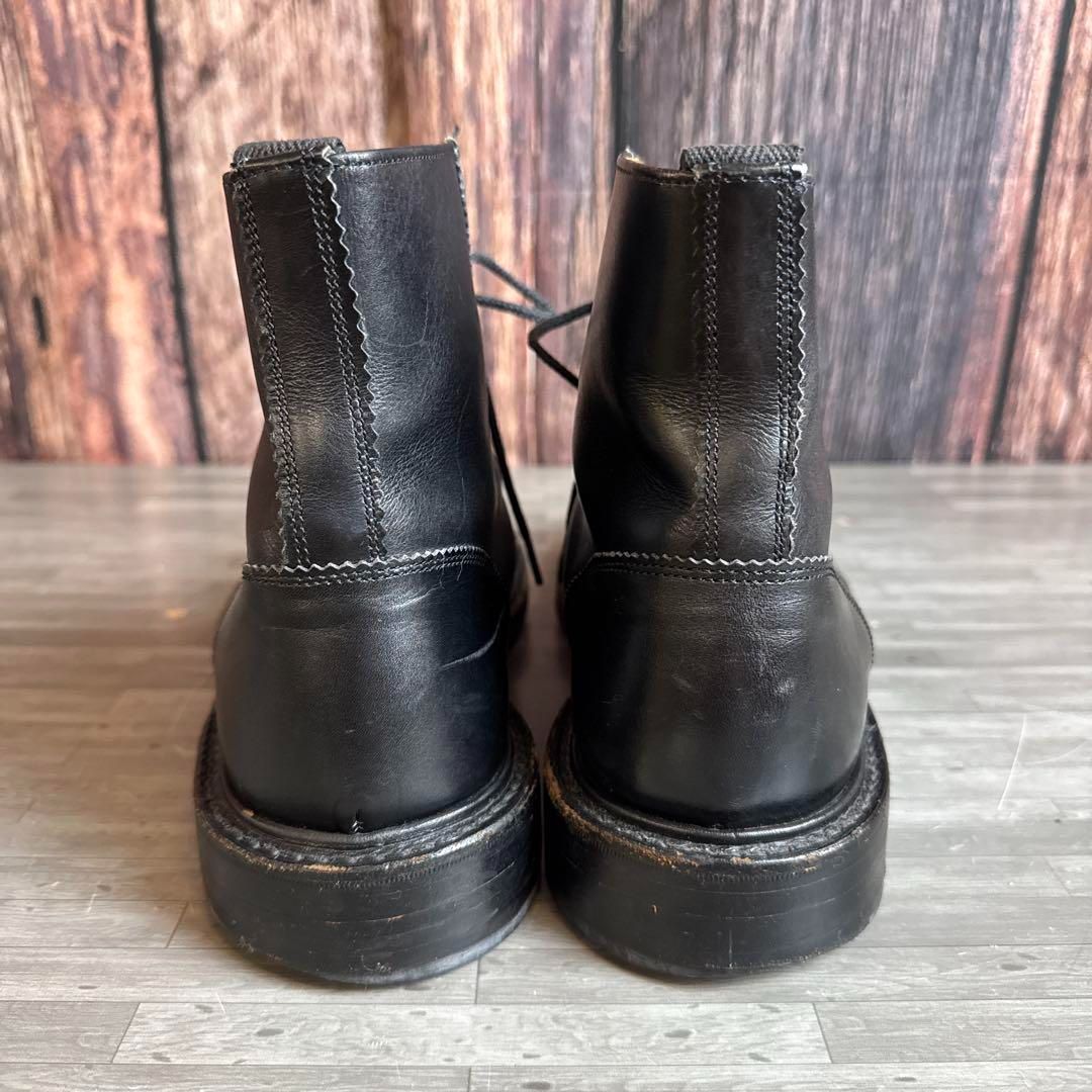  トリッカーズ モンキーブーツ レザー UK 9 ブラック サイドゴアブーツ ブーツ 革靴