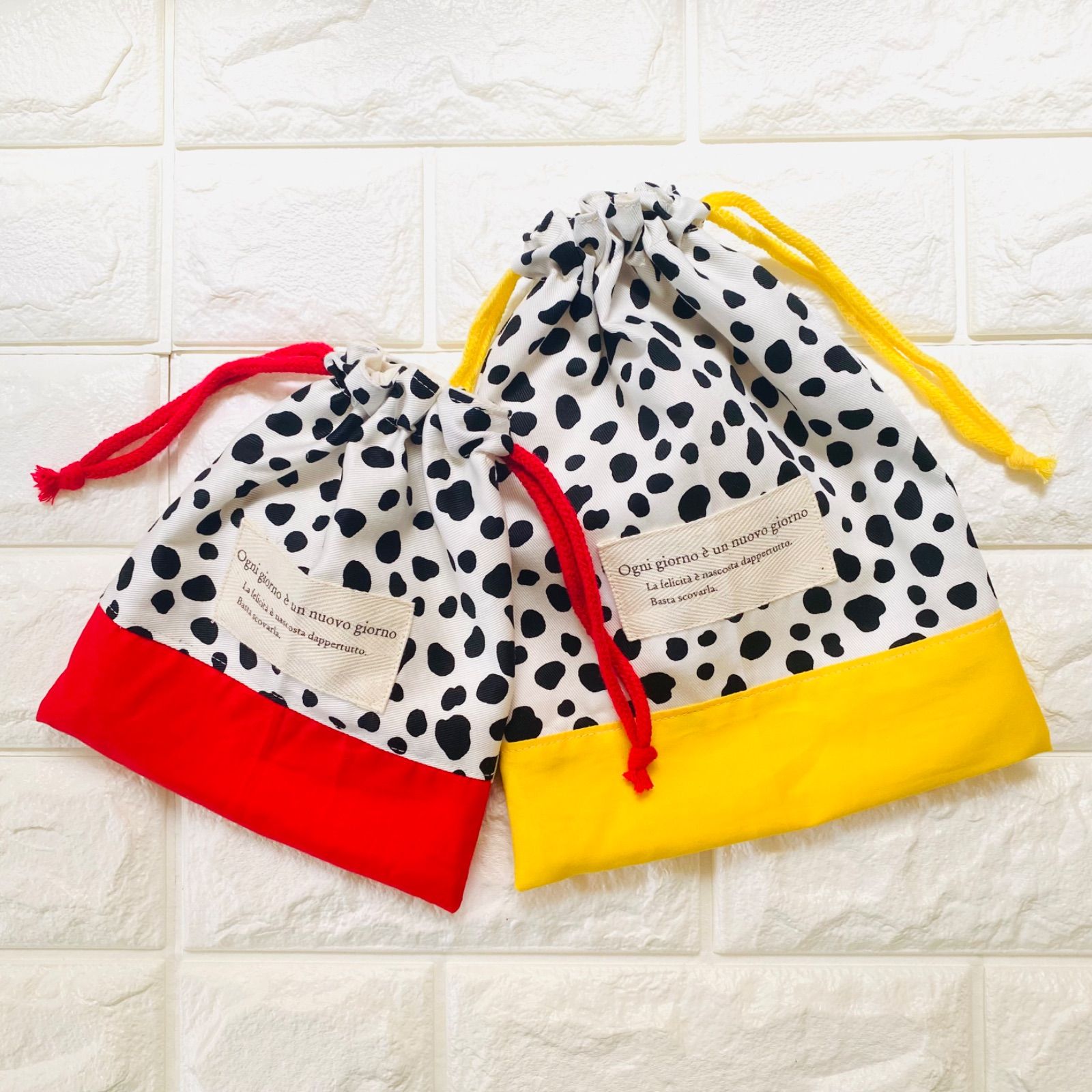 オーダー受付中 体操服袋 お着替え袋 コップ袋 給食袋 ハンドメイド 巾着袋