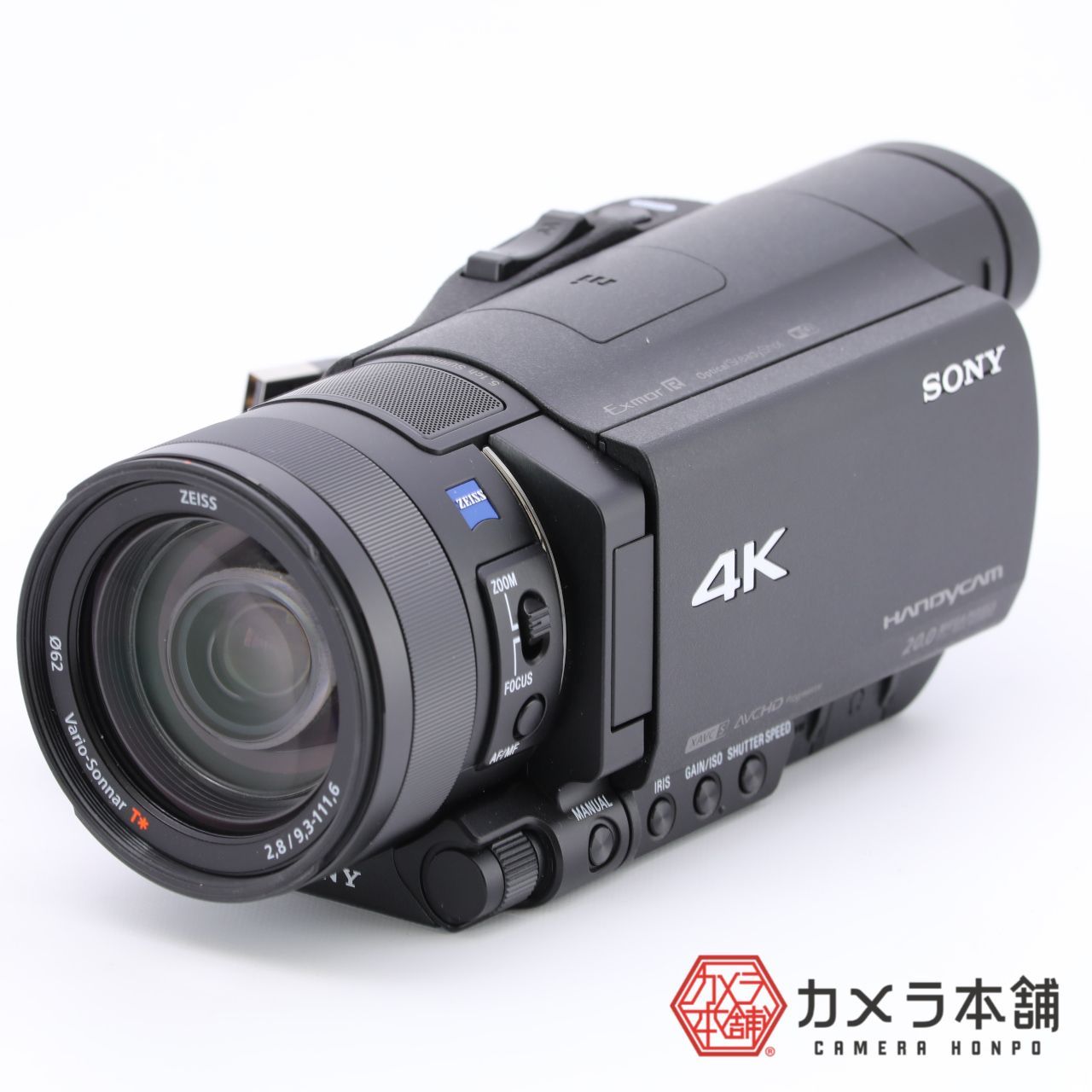 SONY ソニー ビデオカメラ 4K Handycam FDR-AX100 BC - カメラ本舗