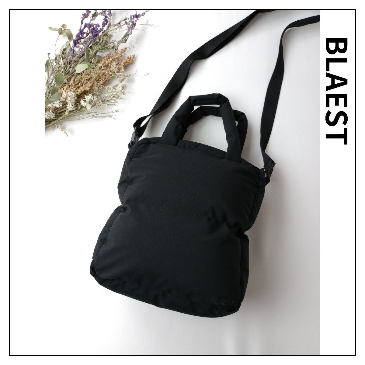 24AW 定価25300円 BLAEST ブラスト journal standard luxe SMALL PILLOW TOTE ショルダーバッグ ピローバッグ ハンドバッグ 鞄 カバン 黒 ブラック 95Y＋2923 25A