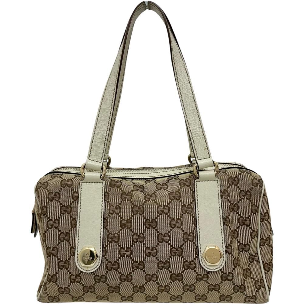 GUCCI/グッチ】152457 ミニボストン ハンドバッグ GGキャンバス 13691