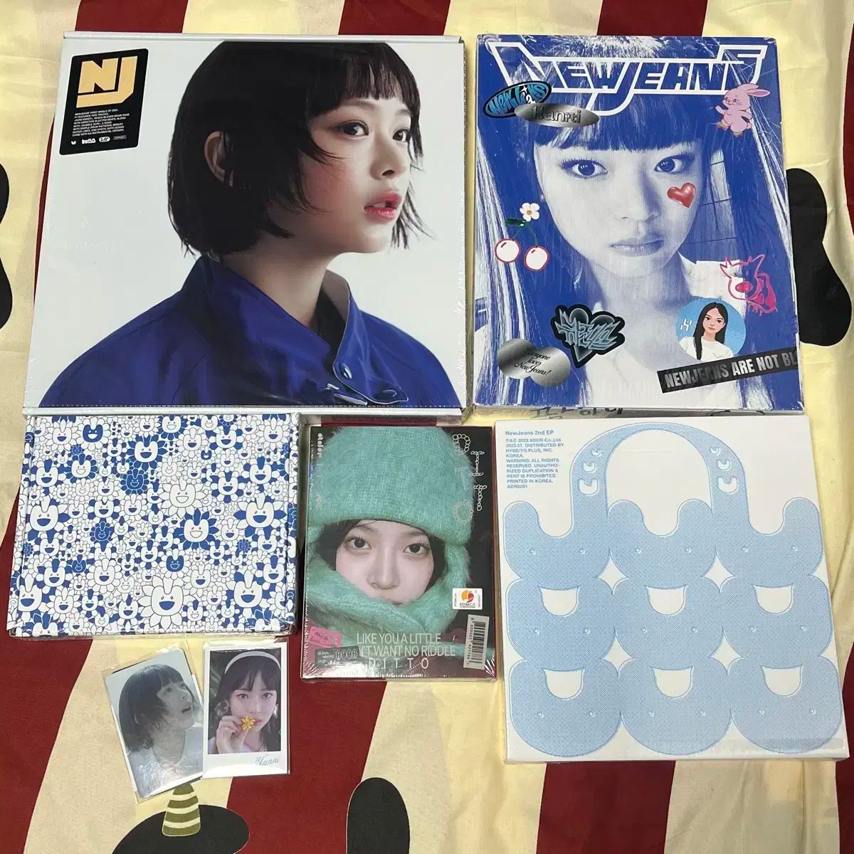 【雷市場（ポンジャン）商品韓国直送】未開封 NewJeans(ニュージーンズ・ニュジ) ハニ(HANNI) バージョン Ver. アルバム まとめ売り 出品 ／ 特典 含め