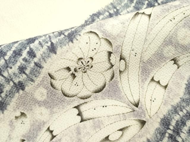 平和屋着物□極上 日本工芸会正会員 絞りの小倉 辻が花の建亮 小倉建亮