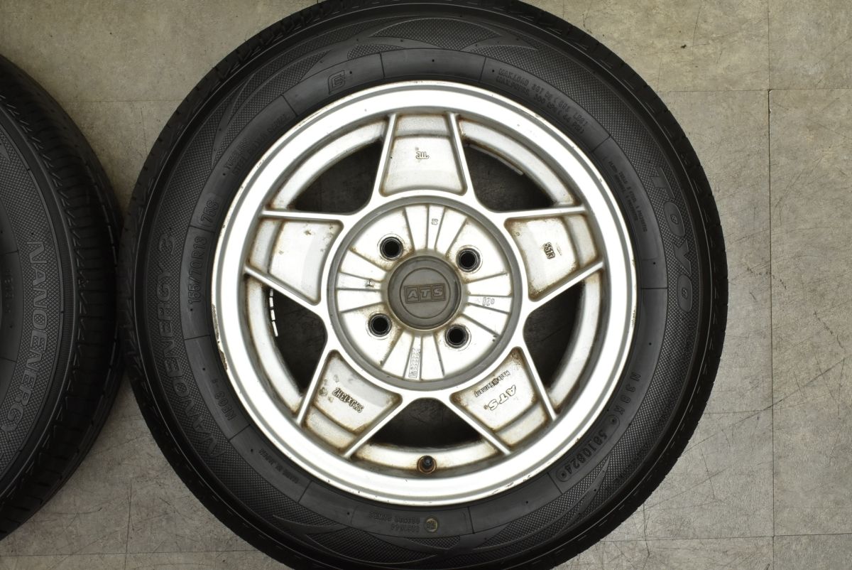 よ*ー様 ATS クラシック タイプA PCD98 フィアット　アバルト　ビアン 2024年製 超バリ溝】ATS Classic 13in 5.5J +20 PCD98 トーヨー ナノ