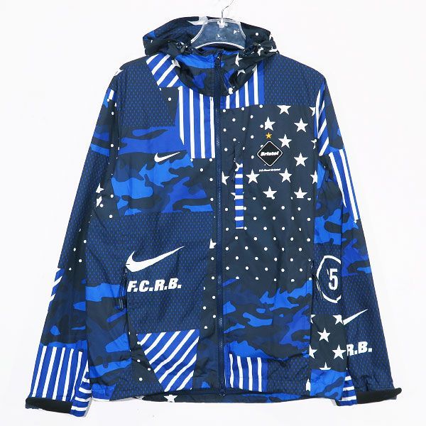 【希少品】F.C.R.B × NIKE PRACTICE JACKET Sサイズ F.C.Real Bristol エフシーレアルブリストル x NIKE ナイキ WOVEN