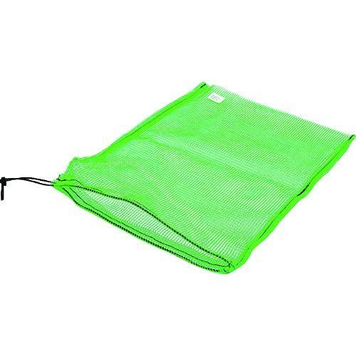 TRUSCO トラスコ メッシュ袋 小 1枚入 39X55cm 目合4mm 緑 MH-S-1-GN x 100 枚 ケース販売