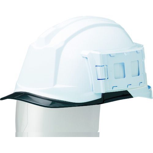 ミドリ安全 ＩＤケース付ヘルメット（ワイドシールド付） ＳＣ−１９ＰＣＬＳ−ＩＤ ＲＡ３ α ホワイト／スモーク