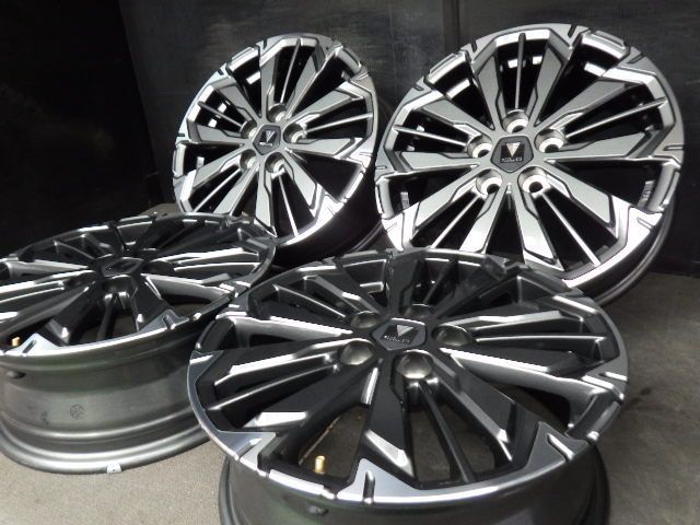 2916 A MODELLISTA TRINITASII ホイール 15x5.5J 5穴 PCD100 40 4本 BRIGHTFACE_UK