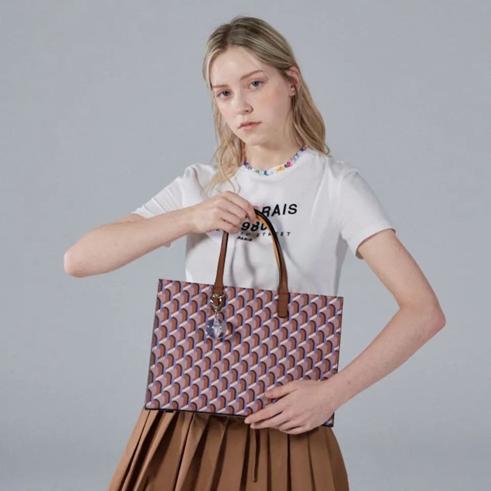 韓国大人気[rosa.K] CABAS MONOGRAM DAY TOTE CAMEL_SS 韓国大人気[rosa.K] CABAS MONOGRAM DAY TOTE CAMEL_SS (rosa.K