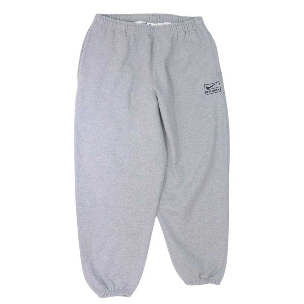 NIKE ナイキ DO9340-063 × STUSSY ステューシー NRG Washed Fleece Pant NRG ウォッシュド フリース スウェット パンツ グレー系 XL