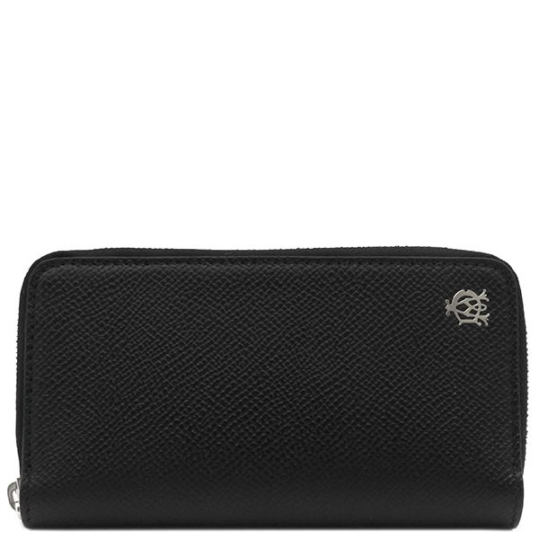 ダンヒル dunhill キーケース カドガン ジップアラウンド レザー ブラック シルバー金具 黒 鍵入れ 6連 6本 L2Z2Z2A 箱