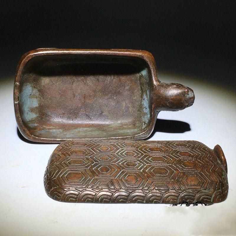 銅製 山透かし彫り筆架 石彫 置物 装飾品 工芸品 書道具 文房具