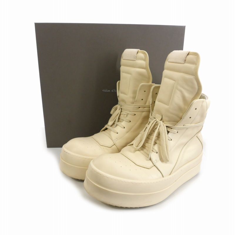 美品 Rick Owens geobasket 42 ジオバス 楽天市場】Rick Owens(リックオウエンス) サイズ:42 GEOBASKET
