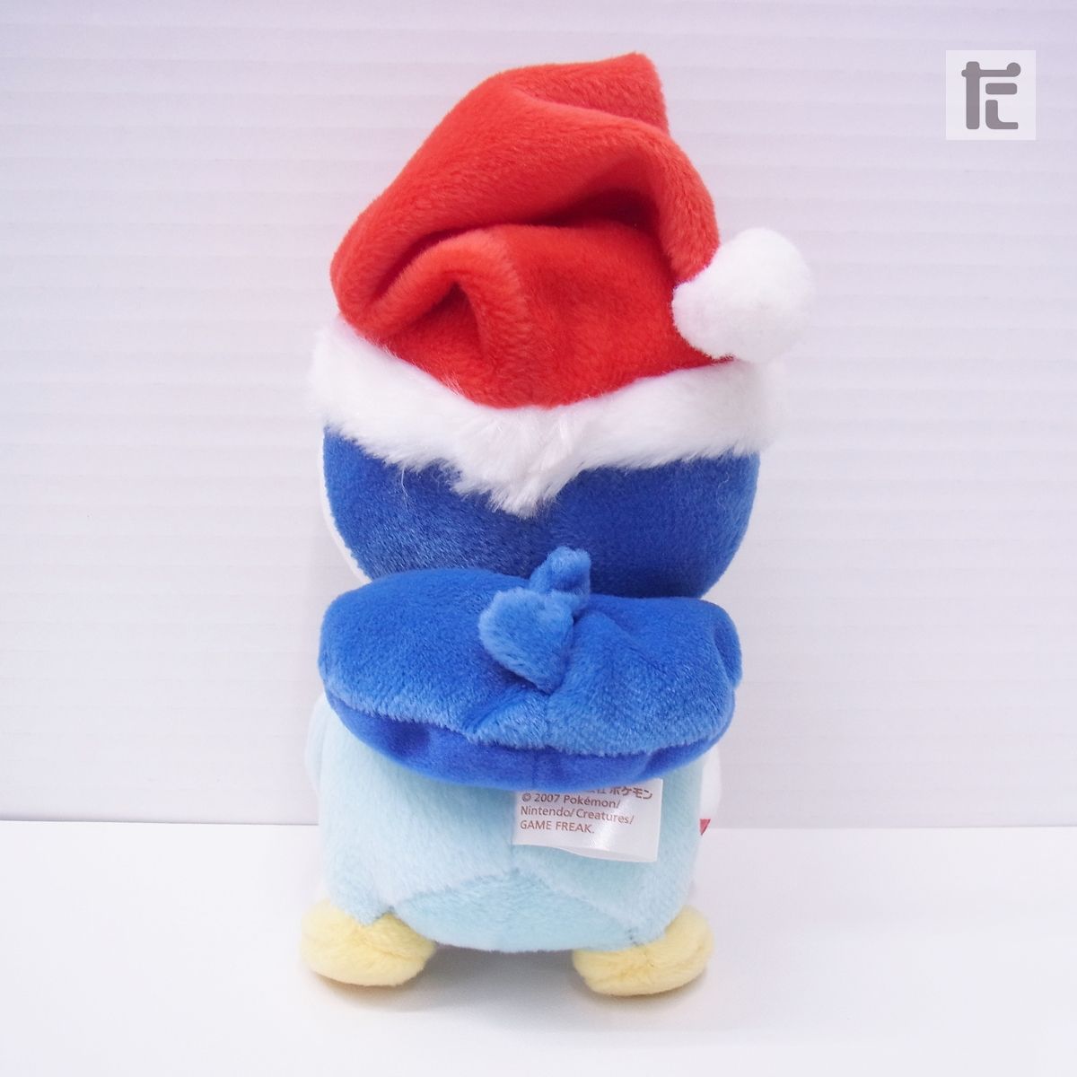 ◆ポッチャマ　ぬいぐるみ　クリスマス 07　ポケモンセンター◆2007◆ ◇ポッチャマ ぬいぐるみ クリスマス 07 ポケモンセンター◇2007