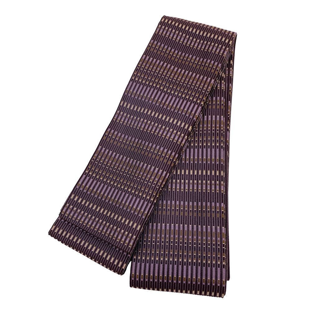 リサイクル角帯 西陣織 角帯 パープル 男性用 sc-obi1