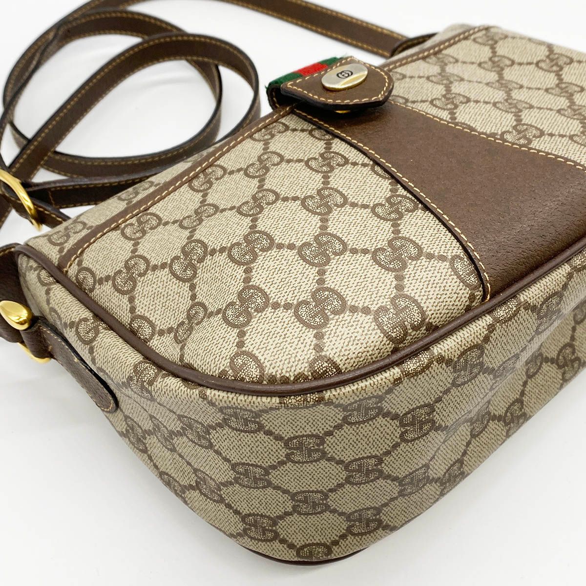 GUCCI オールドグッチ ショルダーバッグ GG 縦型 シェリー スプリーム GUCCI オールドグッチ ショルダーバッグ GG 縦型 シェリー