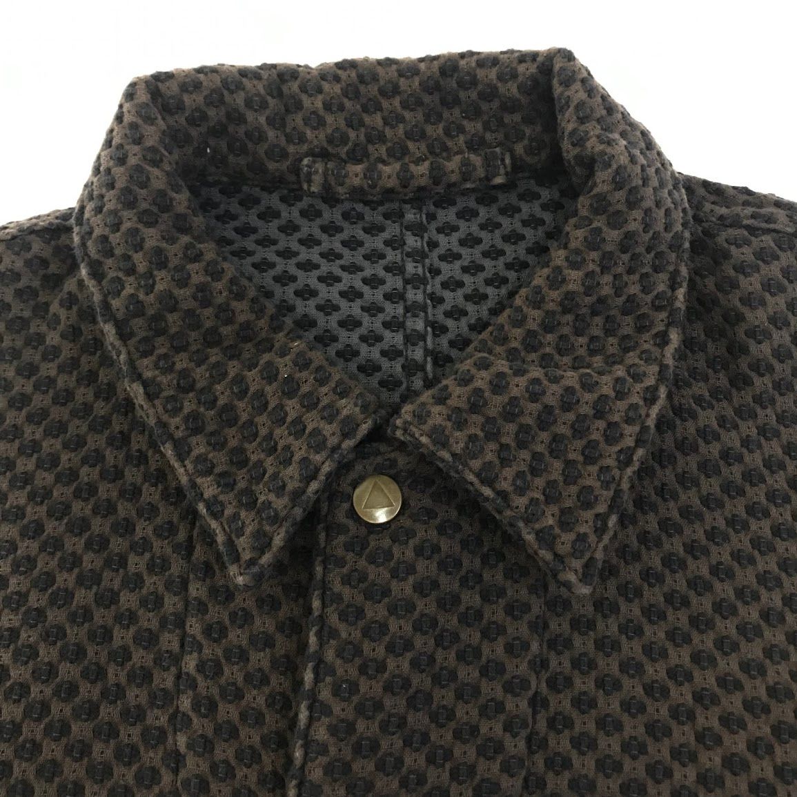 倉吉店】 KUON｜クオン 二重十字刺し子織・カバーオール カバーオール  