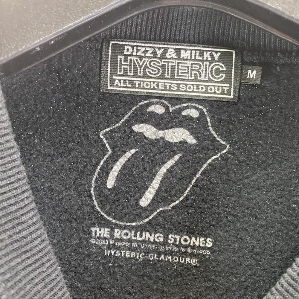 中古】HYSTERIC GLAMOUR×THE ROLLING STONES 1975 スウェット サイズM
