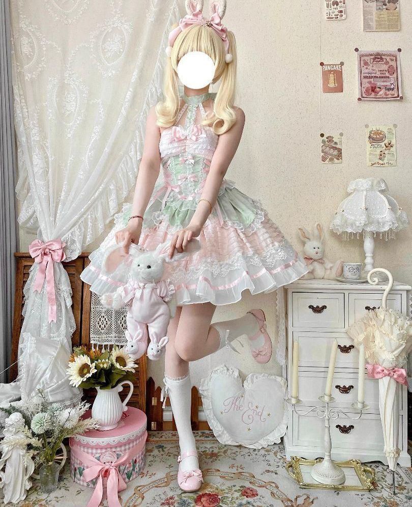 ロリータ 豪華姫系 lolita ワンピース 豪華フルセット 撮影会 舞台演出 推し活 ハロウィン 仮装 可愛 レトロ風 オリジナル ロリータ ワンピース 美しい刺繍