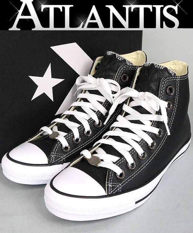 激安美品❗️クロムハーツ　レザー　オールスターハイ 銀座店 新品 クロムハーツ コンバース オールスターハイ レザー