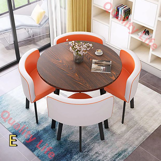 モダンデザイン椅子セットシンプルな応接テーブルと椅子の ホームアパートテーブルシンプルなカジュアルオフィス