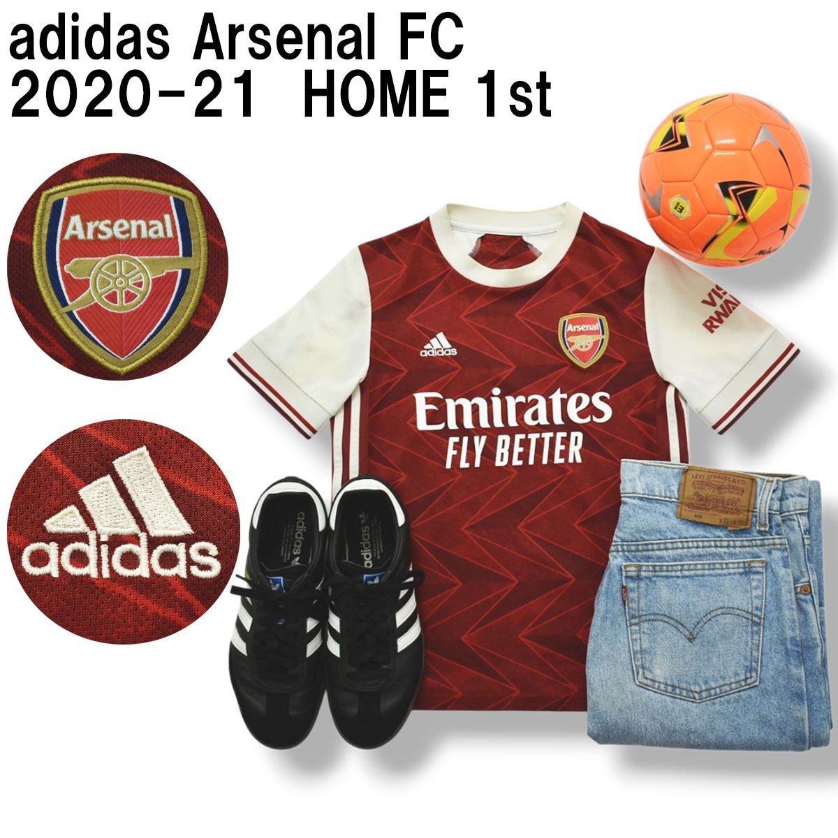 【激レア】Arsenalアーセナル/ボール/総柄フォトプリント/記念アイテム 激レア】Arsenalアーセナル/ボール/総柄フォトプリント/記念