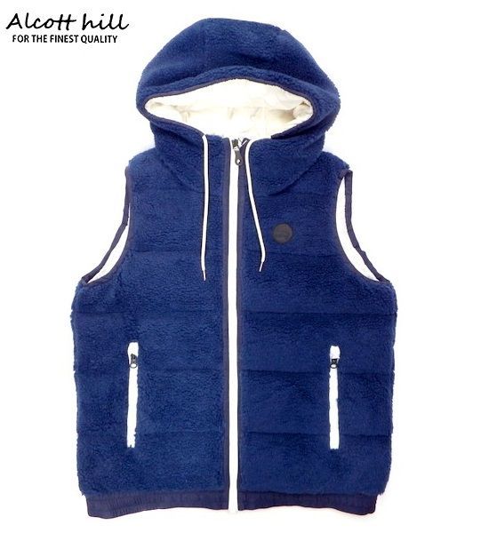 Alcott hill(アルコット ヒル) ジップアップ ボア ダウンベス