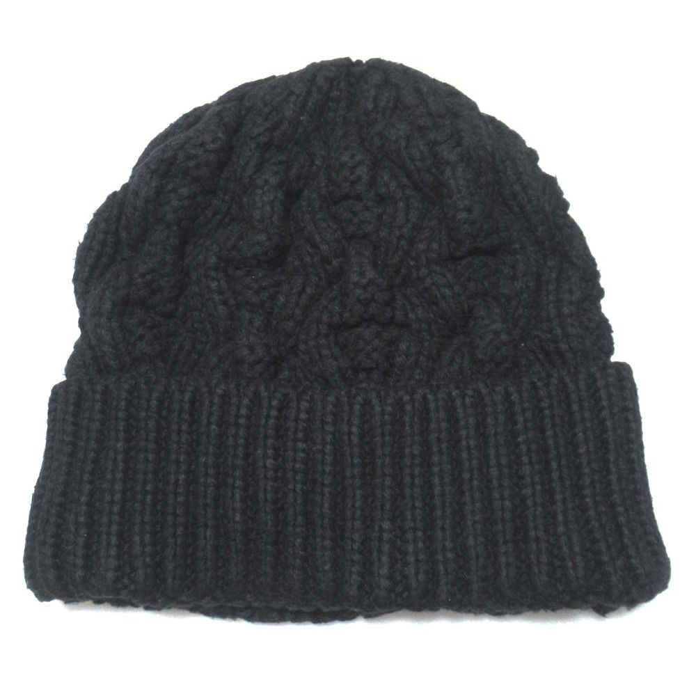 DAISY LIN for FOXEY デイジーリン フォーフォクシー DAISY Kogao Cap ニットキャップ ニット帽子 34594 ブラック レディース 古着