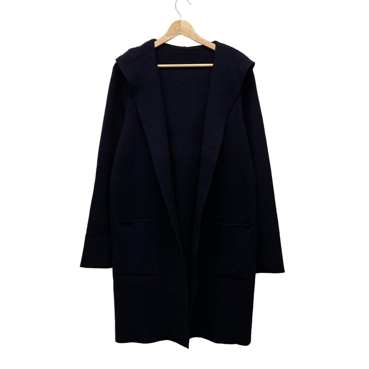 FOXEY フォクシー コート レディース フルール 40390 ダークネイビー ダブルフェイス|コーディガン|カシミヤ