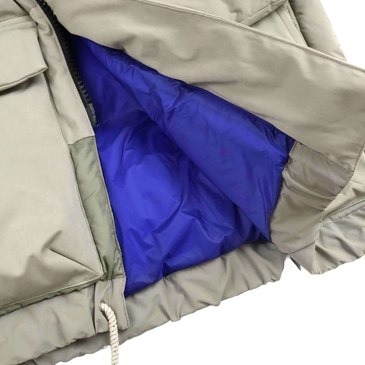 sacai サカイ 23AW Faux Suede Mix Vest フェイクスエードパテッド