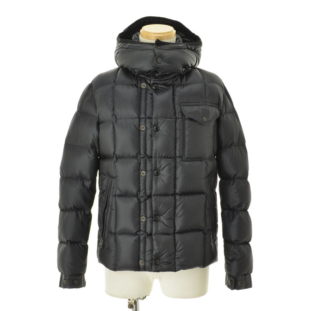 MONCLER】53329 KORUM コラム フード付ダウンジャケット - メルカリ