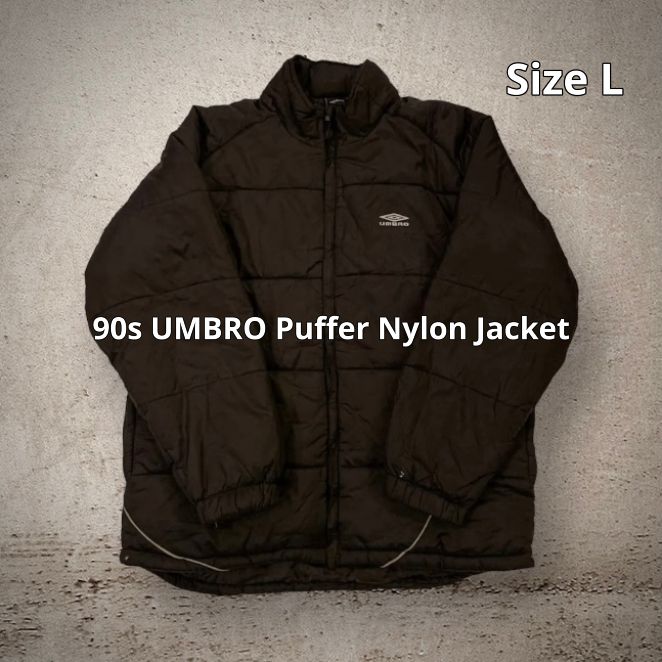 90s UMBRO Puffer Nylon Jacket アンブロ 中綿ナイロンジャケット