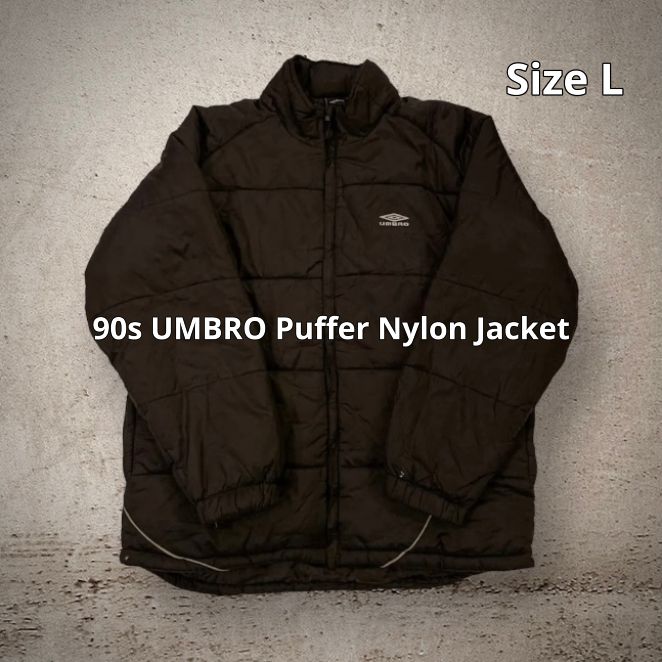 90s UMBRO Puffer Nylon Jacket アンブロ 中綿ナイロン