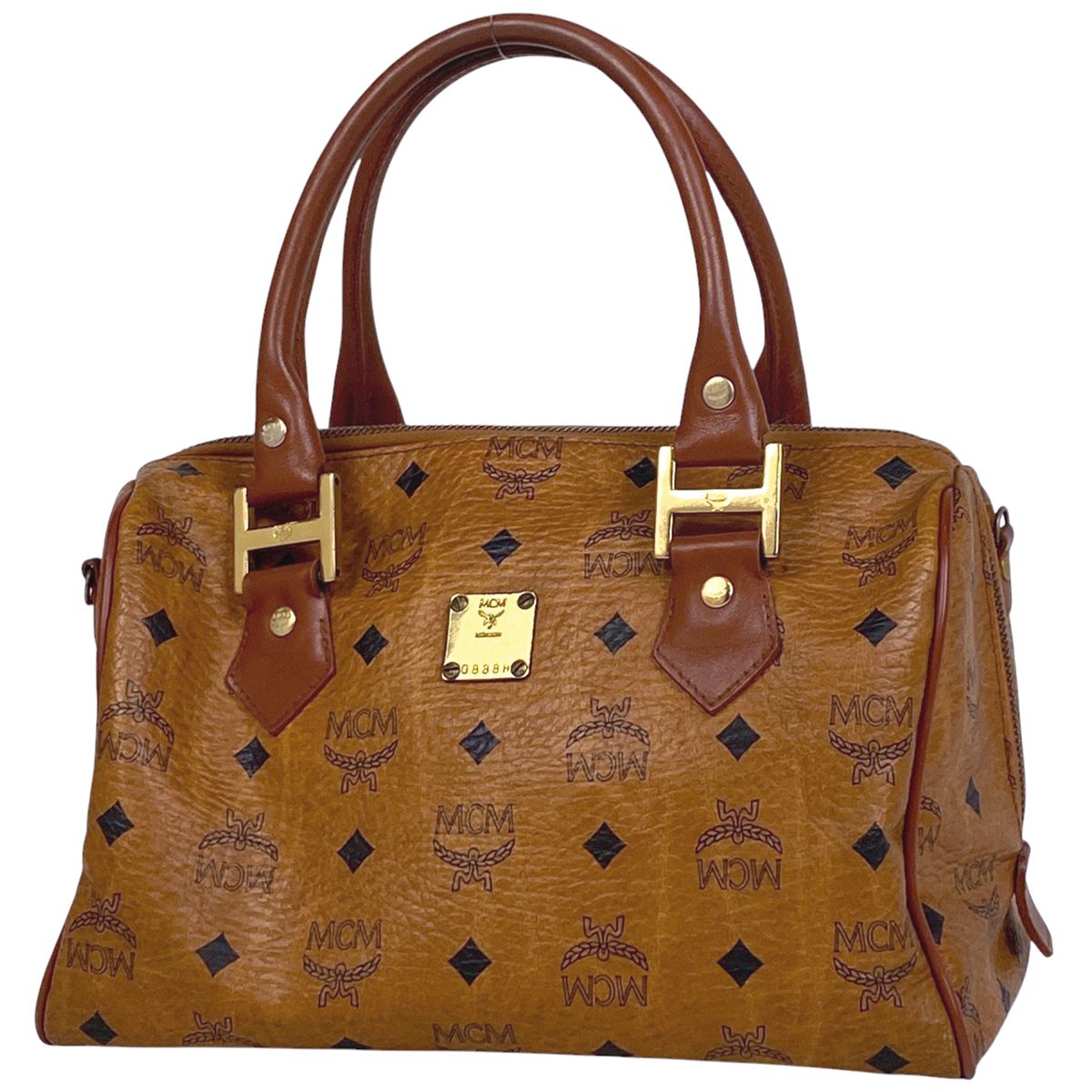 再入荷商品 在庫一掃】 エム・シー・エム MCM ロゴグラム ハンドバッグ ミニ バッグ