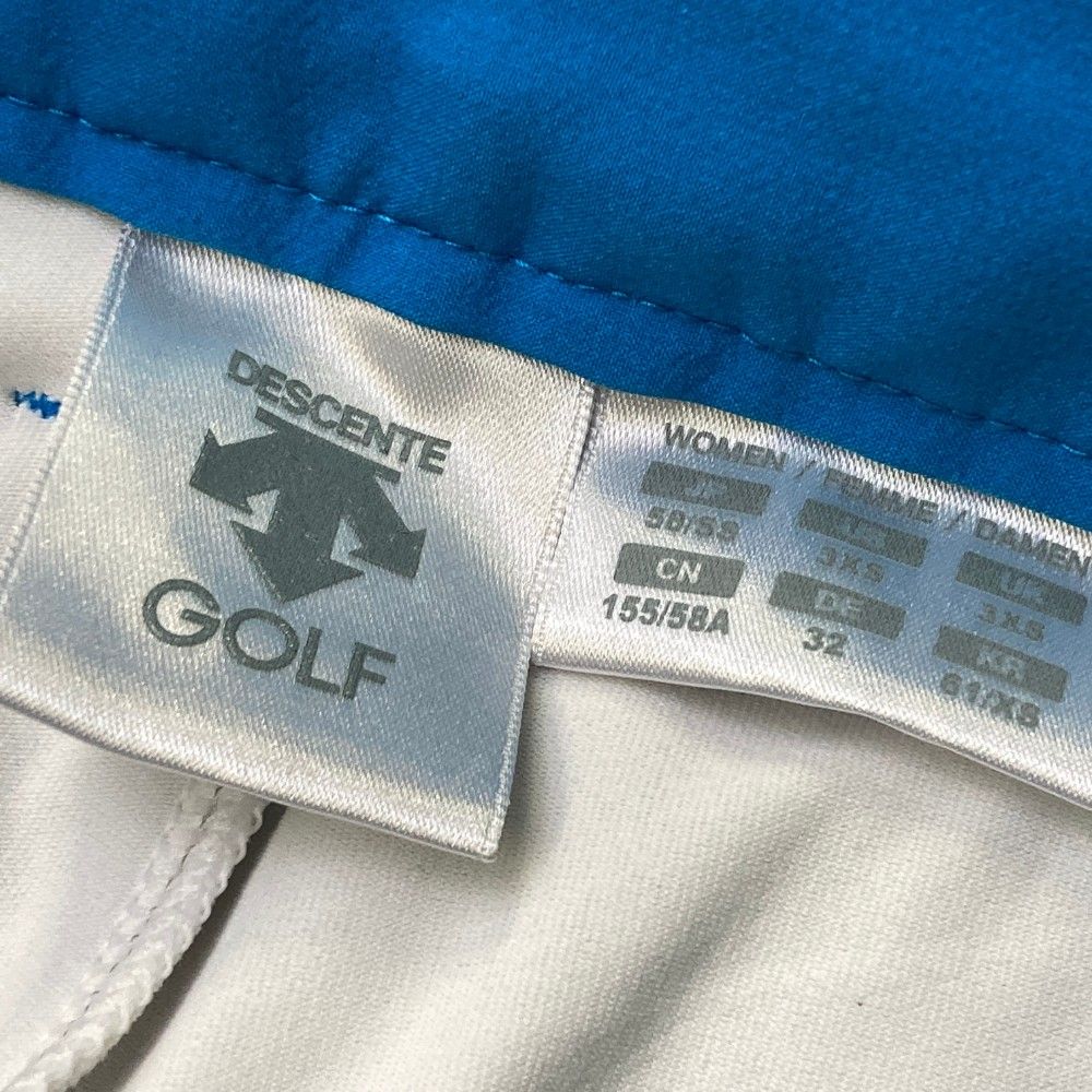 サイズ：SS DESCENTE GOLF デサントゴルフ 2023年モデル ; インナー付スカート グラフィック柄 ブルー系 [240101415180] ゴルフウェア レディース ストスト DESCENTE GOLF デサントゴルフ 2023年モデル ; インナー付