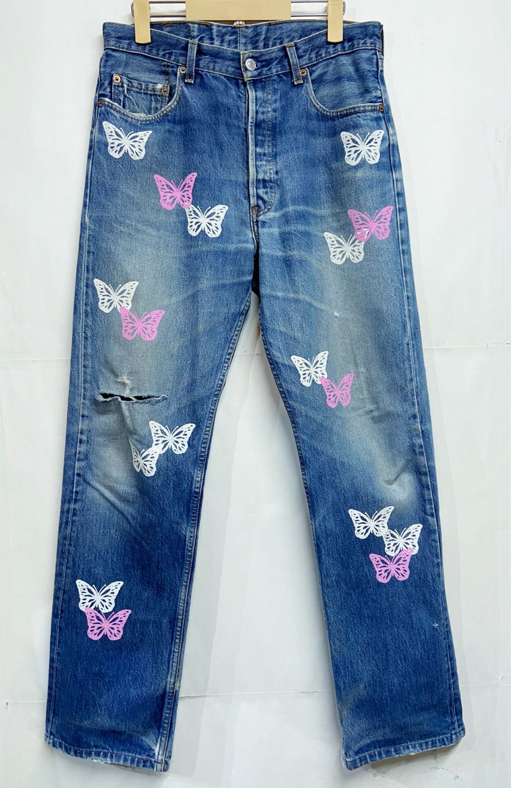 About Dreams x Levis｜アバウトドリームス リーバイス 501 Butterfly Denim バタフライ デニムパンツ ジーンズ Gパン