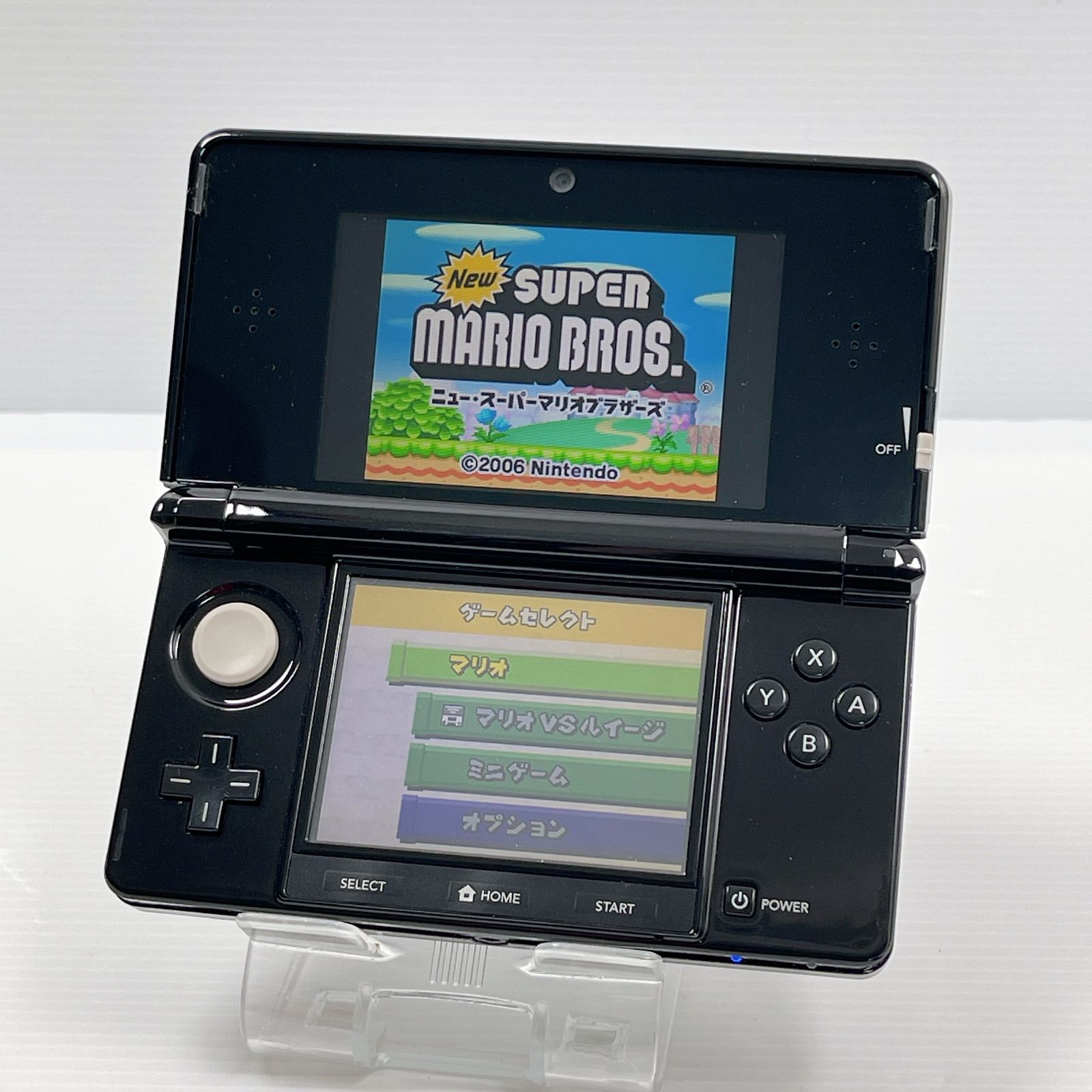ニンテンドー 3DS クリアブラック 遊べるセット 動作 済み 画面 ds 3ds 3DS 任天堂