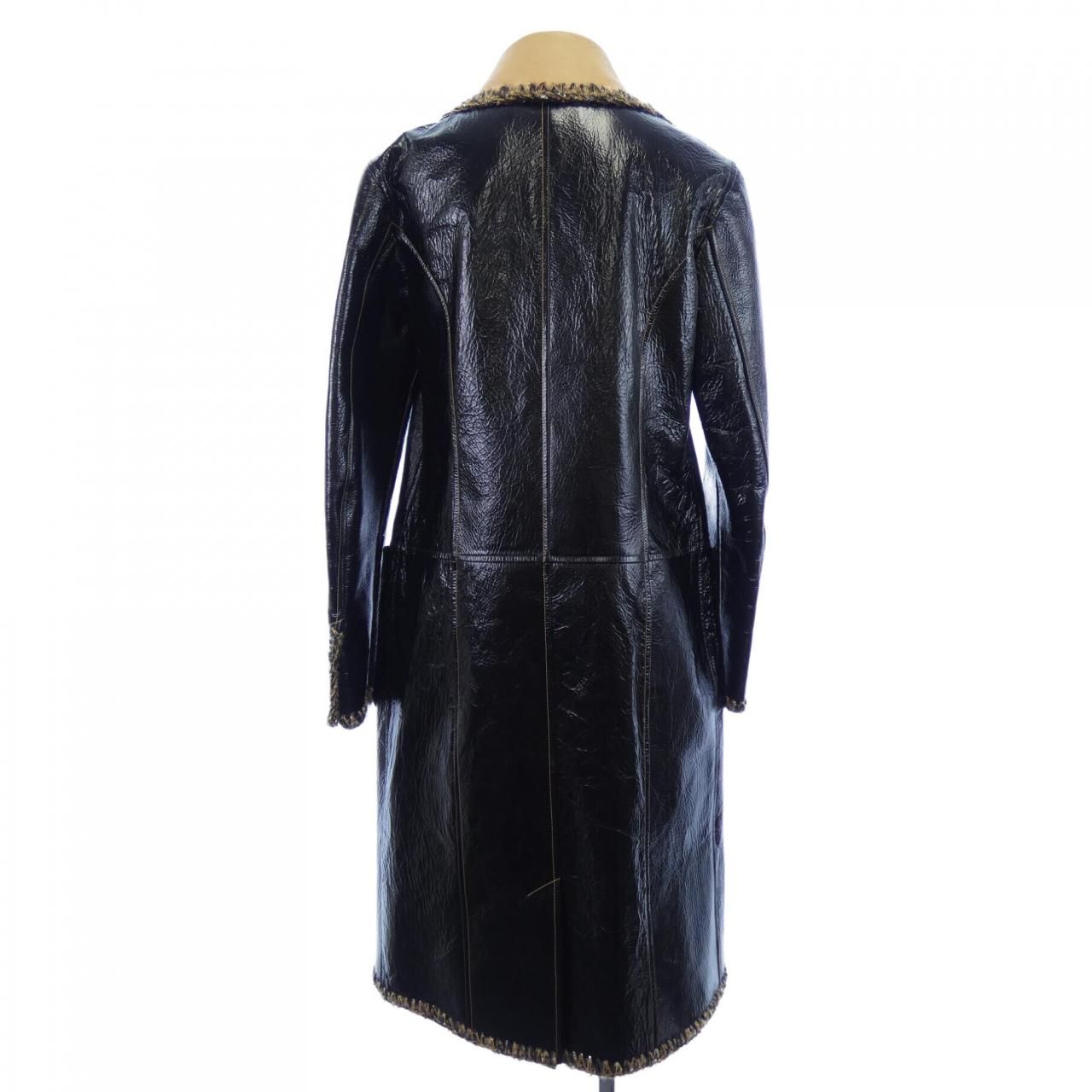 シャネル CHANEL P57197C00331 17B レザーコート