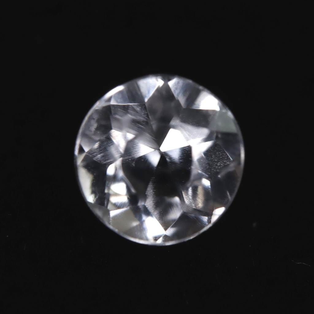 H-E社 フェナカイト AZOZEO A 4.1mmラウンドカット ルース 証明書付 0.29ct 榎本通商18670