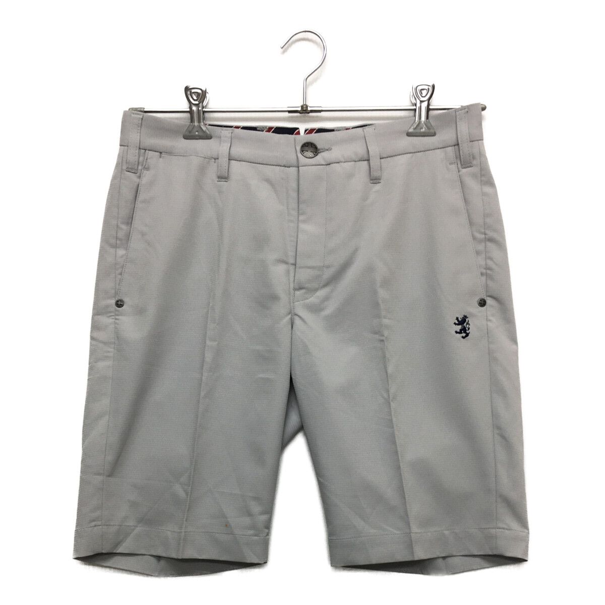 Admiral - coco 中古 アドミラルゴルフ Admiral Golf メンズ ハーフパンツ M グレー チェック柄 薄手 中古 メンズ アドミラルゴルフ Admiral Golf ハーフパンツ M