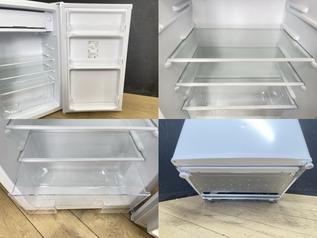 山善 電気冷蔵庫 【中古】 YFR-90 YAMZEN 92L 2024年製 1ドア 右