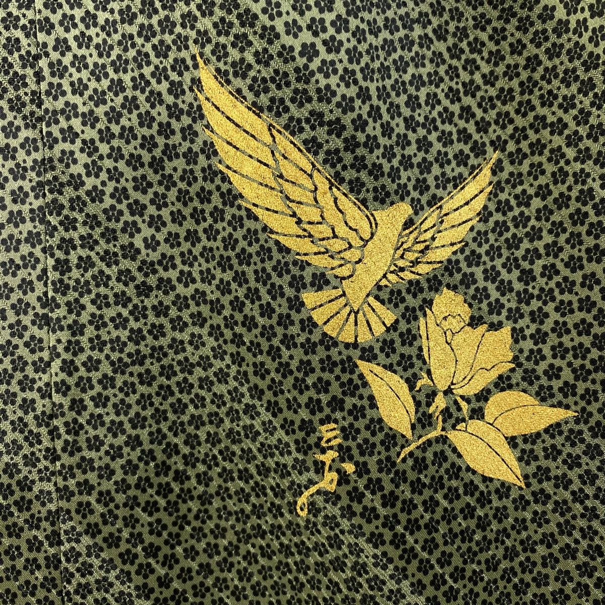 道中着 身丈119.5cm 裄丈67cm M 斉藤三才 和装コート リバーシブル  