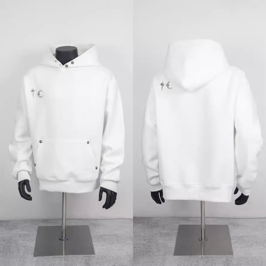 新品！未使用  Thug Club  サグクラブ   ストリートファッション  トップス メンズ レディース 男女兼用 フード付きパーカー #ホワイト