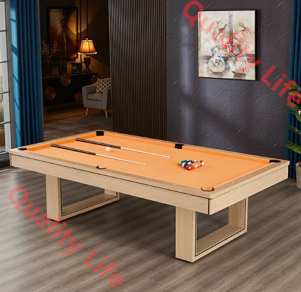 タイプビリヤード台 家庭用 室内 アメリカンブラックエイト 家庭用 大人向け 卓球 3合1 卓球台 シンプル 木製 ビリヤード台 卓球台 3合1 エンターテイメント