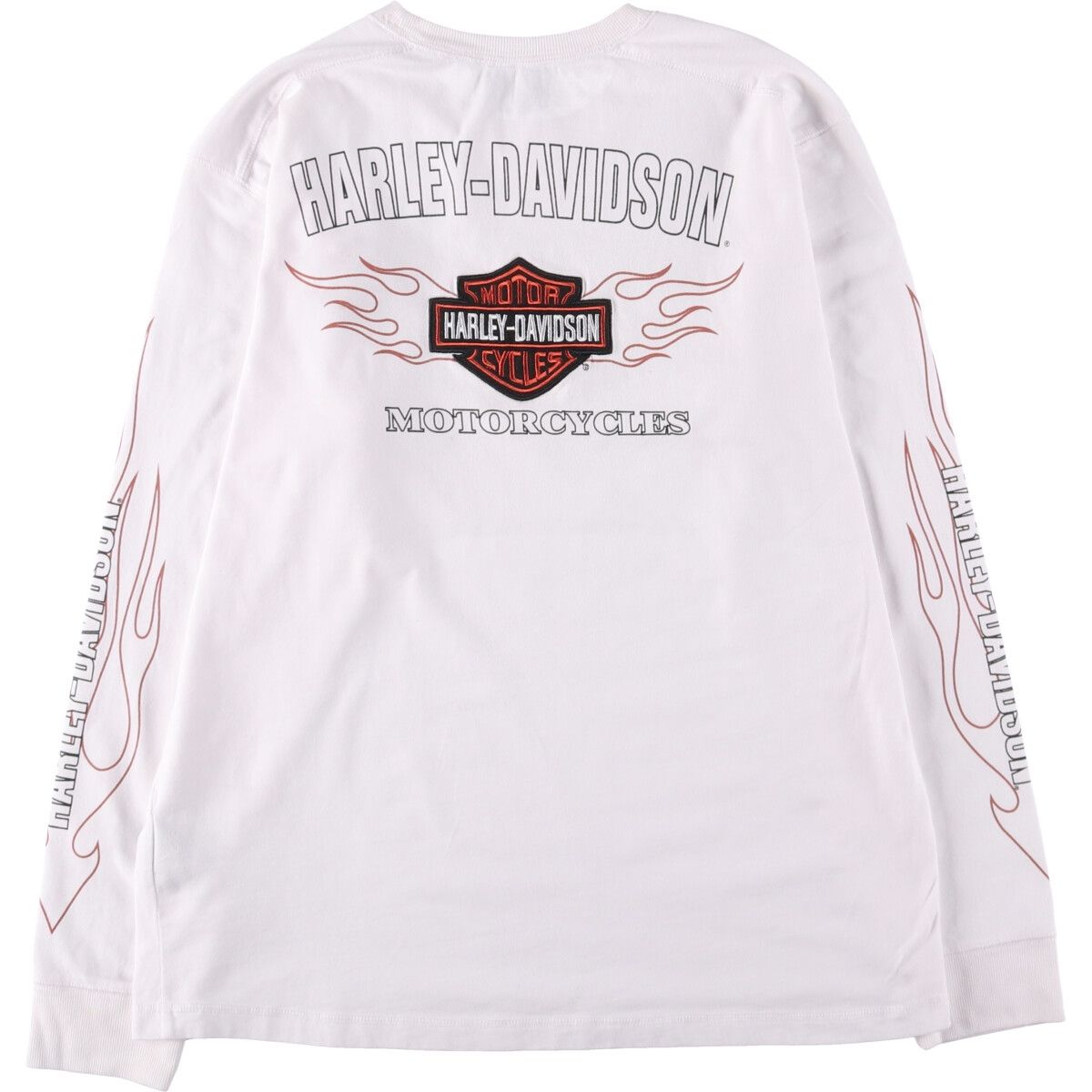 ファイヤーパターン ロングTシャツ