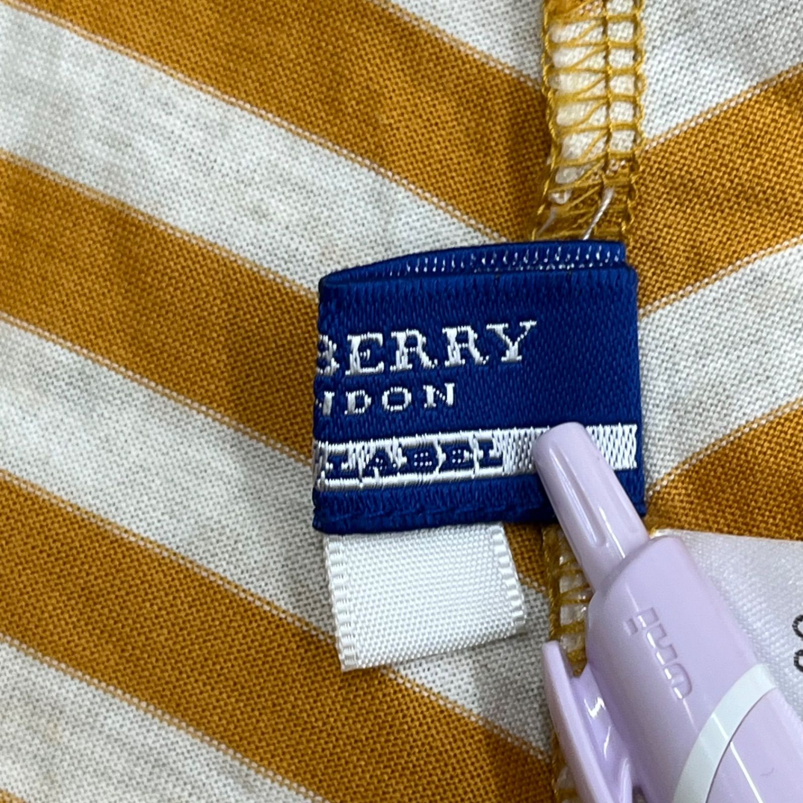 BURBERRY LONDON バーバリーロンドン ボーダー チュニック blue