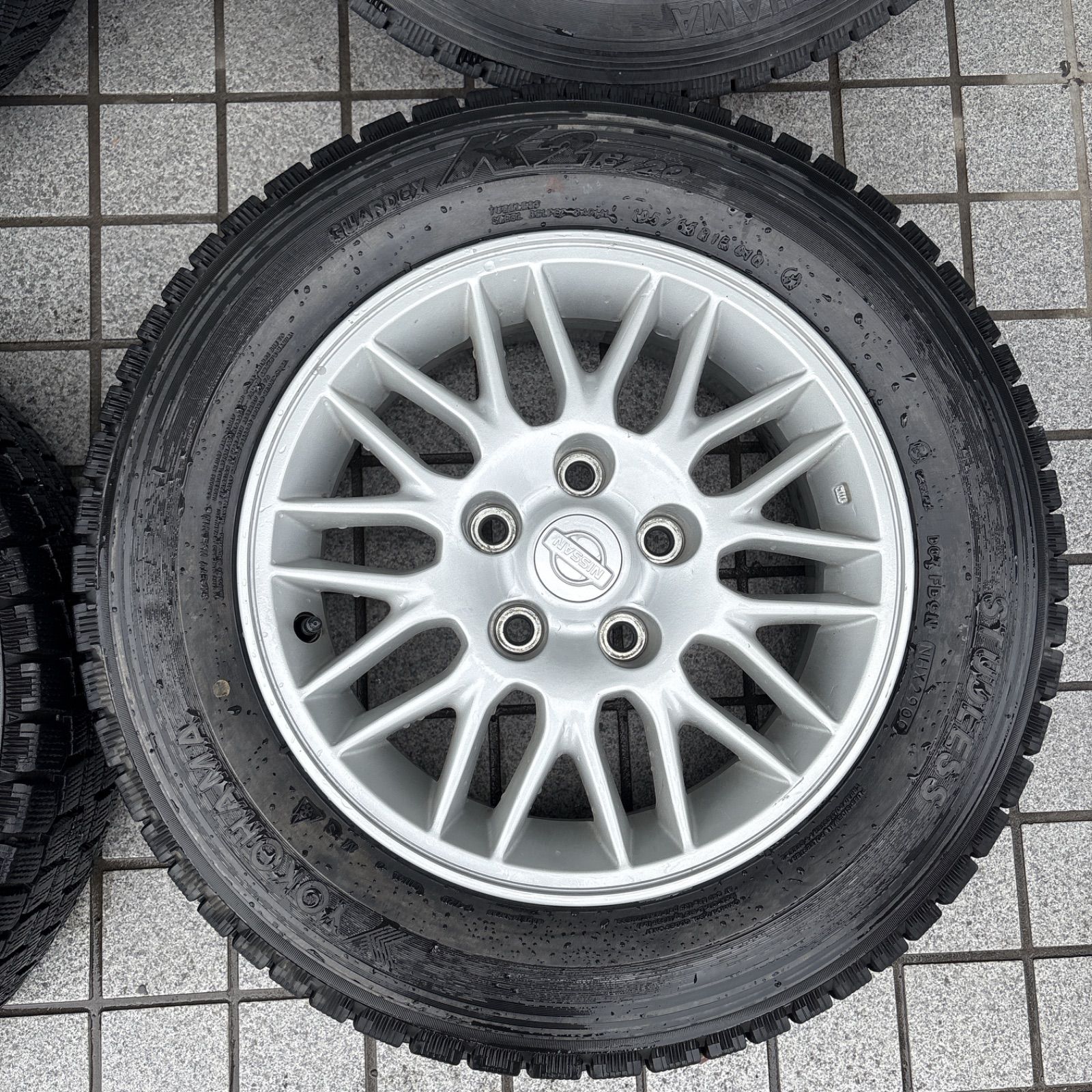 純正ホイール-スタッドレスタイヤセット 15×6j