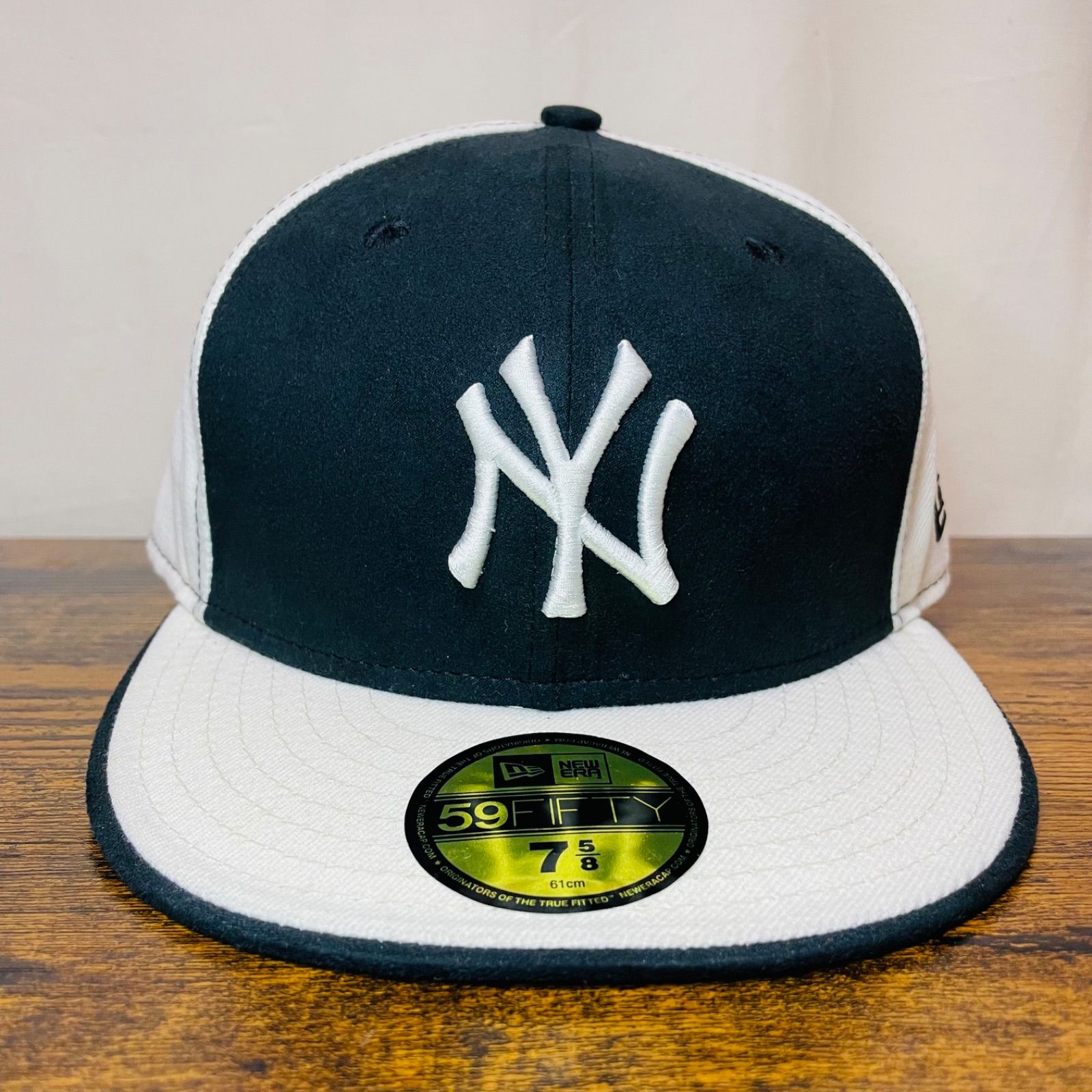 A77 ニューエラ 59fifty ヤンキース usa製 ヴィンテージ 1090
