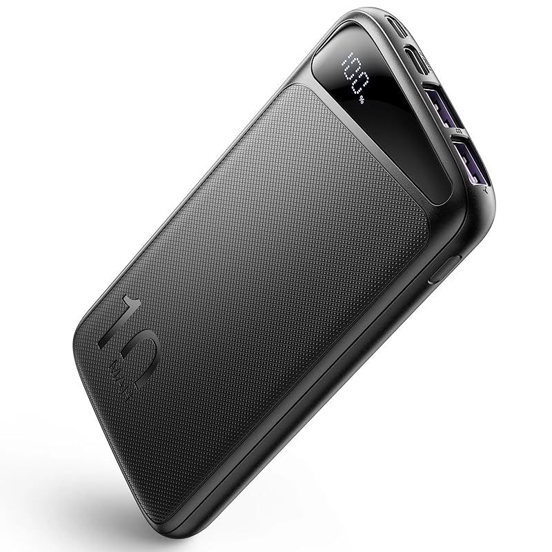 【特価商品】【2024トップクラスモデル】 モバイルバッテリー 大容量 軽量 PD22.5W 超急速充電 10000mAh 薄型 QC3.0対応 USB Type-C出力 小型 モバイル・バッテリー 3台同時充電でき LCD残量表示 PSE技術