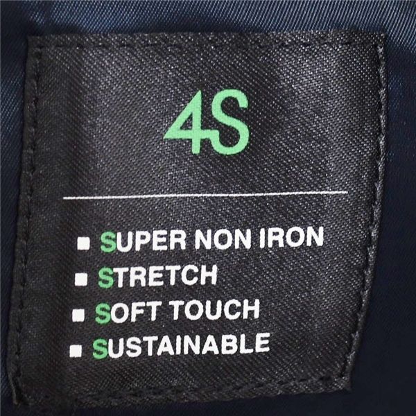 スーツセレクト 2つボタン シングルスーツ S Y4 ダークネイビー 千鳥格子 ノータック 袖口3釦 開き見せ BLRP2301 夏物 春夏 5XI003 メンズビジネス 202509 KANDAIZUMI_COM